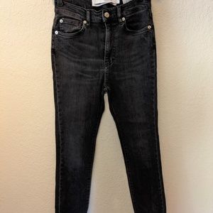 Iro Skinny Black/Dark Grey Jeans Size 26